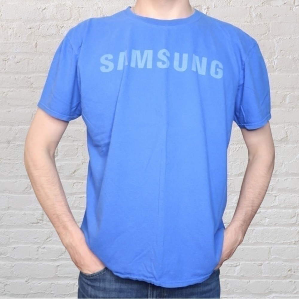 Official Samsung Brand Light Blue Men’s XL T-Shirt